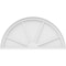 Ekena Millwork Half Round 4 Spoke Architectural Grade PVC Pediment, 36"W x 18"H x 2"P PEDPS036X180HRO04 - alternate 5